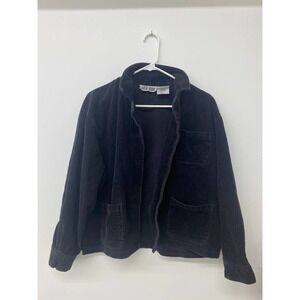 Vintage Black Shacket 100% cotton